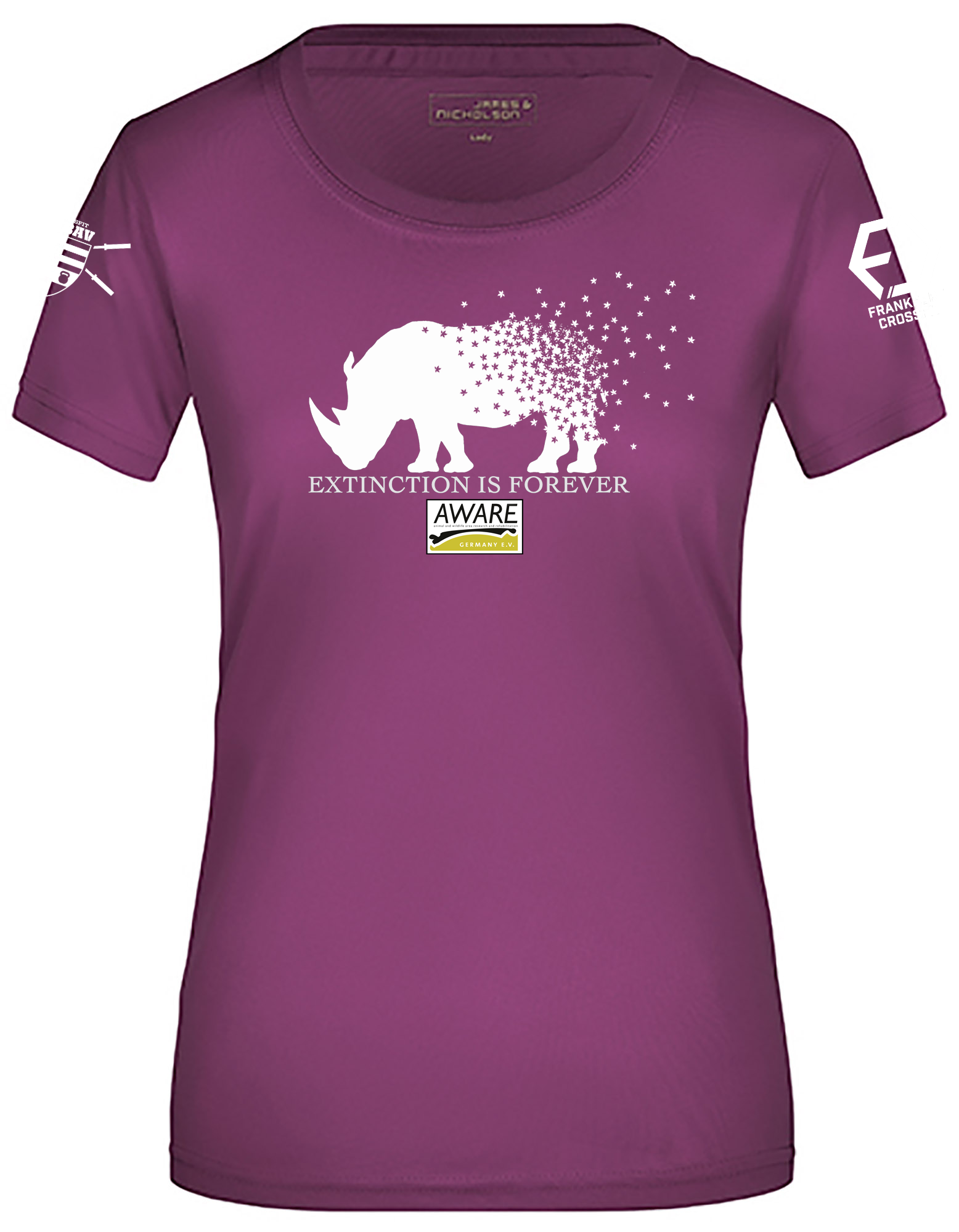 JABAV Damen T-Shirt "Extinction is forever"